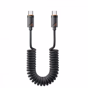 USB Kaabel Essager Chuan2 must 100W Type-C / Type-C 180cm