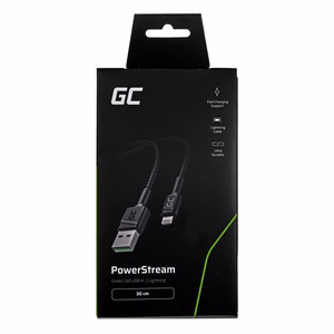 Green Cell KABGC24 Lightning kaabel 0,3 m, must