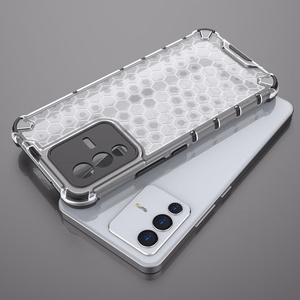 Honeycomb case бронированная крышка с гелевой рамкой Vivo V23 5G чёрный