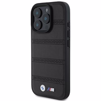 BMW M Perforated And Stitched Line MagSafe ümbris jaoks iPhone 16 Pro - must