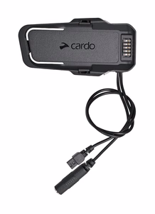 Cardo PT200001 mootorratta intercom 2 kanalit 1600 m must