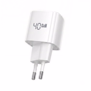 Crong NEO GaN USB-C PD laadija AVS-iga, 40 W, valge