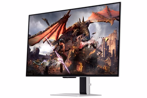 Samsung G80SD monitor 81,3 cm (32") 3840 x 2160 pikslit 4K Ultra HD OLED hõbedane