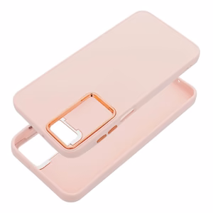 Чехол Samsung A27 5G Frame пудрово-розовый