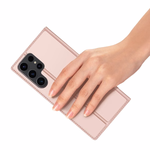Dux Ducis Skin Pro ümbris jaoks Samsung S24 Ultra with flap - roosa