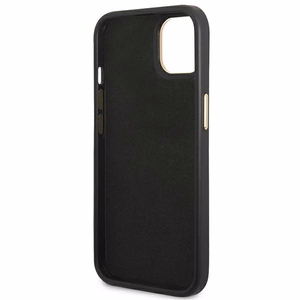 Guess GUHCP14MHG4SHK iPhone 14 Plus 6.7" чёрный/чёрный жёсткий чехол 4G Vintage Gold Logo
