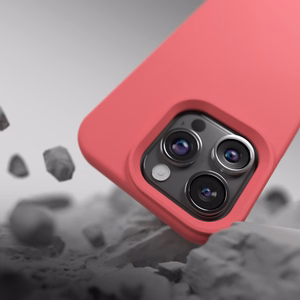 Etteri Silicone ümbris jaoks iPhone 15 Pro Max 6,7" raspberry