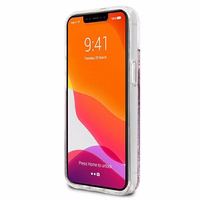 Guess GUHCP13SLGPEPI iPhone 13 mini 5.4" roosa/roosa kõvakaaneline ümbris Peony Liquid Glitter