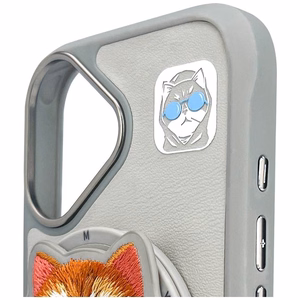 Nimmy Glasses Cool Cat MagSafe Ümbris jaoks iPhone 16 - Hall