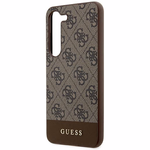 Guess 4G Stripe Collection ümbris jaoks Samsung Galaxy S24+ - brown
