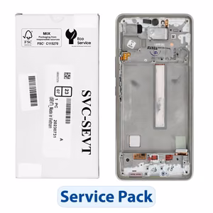 ServicePack LCD Display SAMSUNG A53 5G A536B GH82-28024B valge