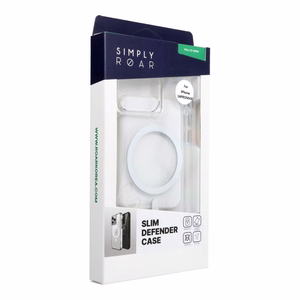ROAR case SLIM DEFENDER compatible koos MagSafe jaoks IPHONE 16 Pro Max läbipaistev