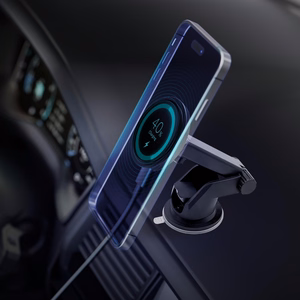 Car laadija-hoidja 3mk Car MagCharger 15W (windshield/dashboard) must