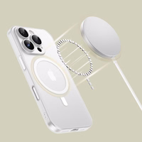 Tech-Protect MagSlim MagSafe Ümbris jaoks iPhone 16 Pro - Valge