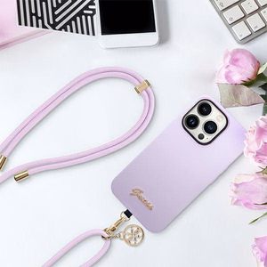 Guess GUOUCNMG4EU Universal CBDY Cord rihm lilla/lila Nylon 4G Metal Charm