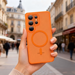 Tech-Protect Magmat MagSafe Ümbris for Samsung Galaxy S26 Ultra - oranž Matt