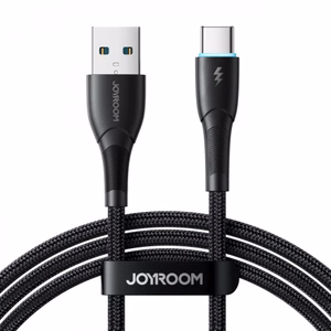 Joyroom Starry Series SA32-AC3 3A кабель USB-A USB-C 1м - чёрный