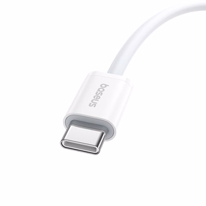 Baseus Superior Series 2 Fast Charging Data Cable Type-C to Type-C 30W 1m Moon valge