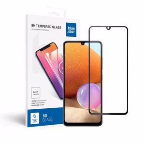 Karastatud klaas to Samsung Galaxy A32 LTE (full glue / Ümbris friendly) sinine Star 5D must