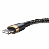 Baseus Cafule Cable USB Lightning 1.5 A 2m (Kuldne+Must)