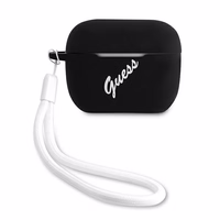 Guess GUACAPLSVSBW AirPods Pro kate must/valge Silikoon Vintage