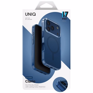 Uniq Clario Magclick Charging Ümbris jaoks iPhone 17 Pro - sinine