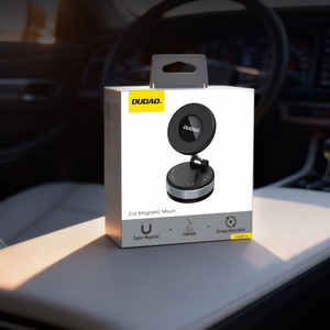 Dudao F24PRO MagSafe ühilduv Car Hoidja with Suction Cup for Windshield or Dashboard - must