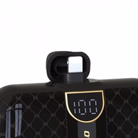 Power Bank Dudao "K20SL" Must 5000mAh + sisseehitatud Lightning ühendus