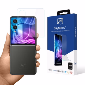 Tecno Phantom V Flip2 (front) – 3mk Silky Matt Pro telefoni ekraanikaitse