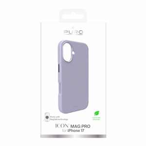 Pure Icon Mag Pro Liquid Silicone Ümbris jaoks iPhone 17, MagSafe Compatible, with Camera Protection and Aluminum Buttons - Roosa