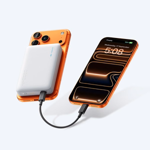 Cuktech WPB100N akupank 10 000 mAh, 20 W, magnetkinnituse ja toega – valge