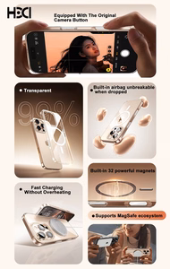 HDD läbipaistev MagSafe Ümbris Apple iPhone 16