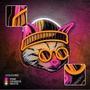Neon ART LED CAT DREAMER multicolor FLA04 Forever Light