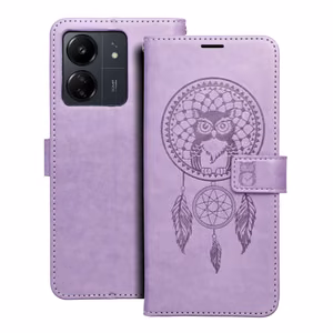 MEZZO Book ümbris jaoks XIAOMI Redmi 13C / POCO C65 dreamcatcher lilla