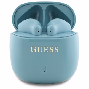 Guess Bluetooth kõrvaklapid GUTWSJ14ESGQ TWS + docking station turquoise/turquoise Printed Classic Logo