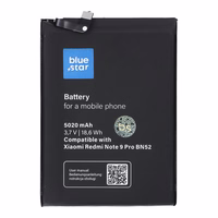 Aku jaoks Xiaomi Redmi Note 9 Pro (BN52) 5020 mAh Sinine Star
