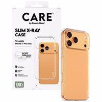 CARE by PanzerGlass Fashionable X-Ray Soft Basic Ümbris jaoks iPhone 17 Pro Max - Läbipaistev