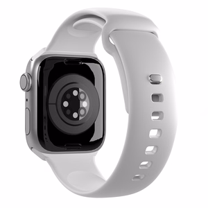 Силиконовый ремешок Puro Icon для Apple Watch 38 / 40 / 41 мм - белый (2 шт.)