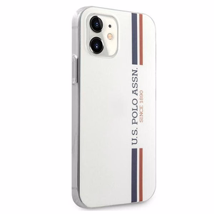 US Polo USHCP12SPCUSSWH iPhone 12 mini 5,4" valge Tricolor Collection