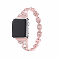 Bracelet loop jaoks Apple Watch 42/44/45 design 3 roosa
