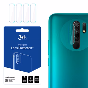 Hübriidklaas 3MK Hübriidklaas kaamera XIAOMI REDMI 9 kaamerale 4 tk.