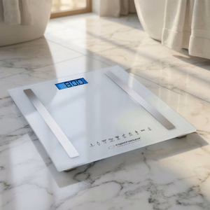 Esperanza EBS016W personal scale Square White Electronic personal scale