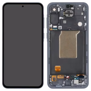 LCD screen Samsung A556 A55 5G with touch screen and frame Awesome Navy original (used Grade C)