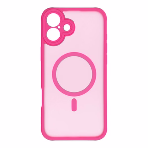 FULL MATTE MAG COVER Ümbris compatible with MagSafe jaoks IPHONE 15 roosa