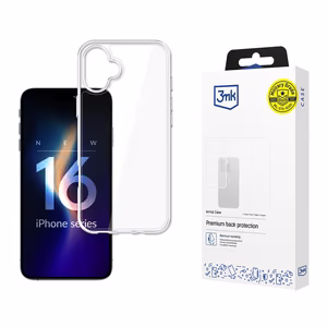 3mk Armor Ümbris jaoks iPhone 16 Plus - läbipaistev