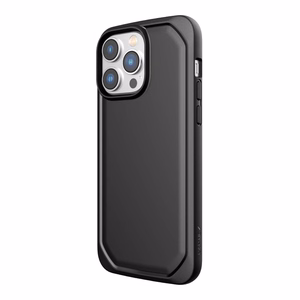 X-Doria Raptic Slim ümbris seadmele iPhone 14 Pro Max, biolagunev, must