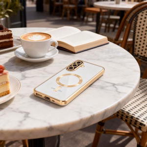 Tech-Protect MagFlex MagSafe Ümbris for Samsung Galaxy A57 5G - läbipaistev kuldne