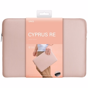 Uniq Cyprus Ridge Edition Laptop Sleeve jaoks 14" laptops, water-resistant neoprene, roosa