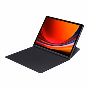 Flip ümbris with stand jaoks Samsung Galaxy Tab S9 Smart Book Cover - must