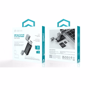 Devia card reader 2in1 EL239 USB/USB-C 2.0 must